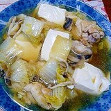 ❤　手羽元＆白菜＆豆腐＆キノコの煮物　❤
